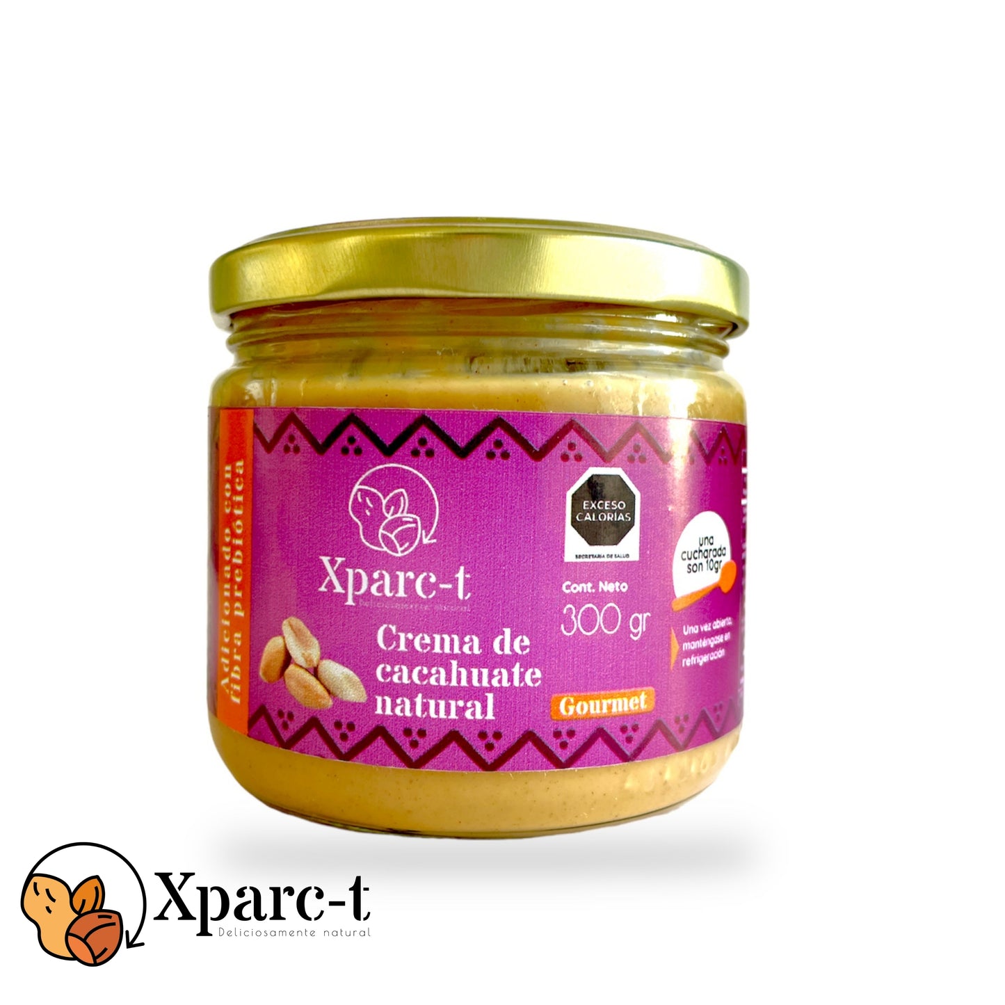 Crema de cacahuate natural