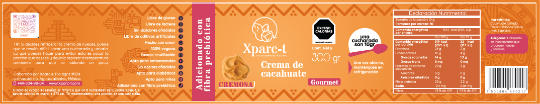 Crema de cacahuate con sal